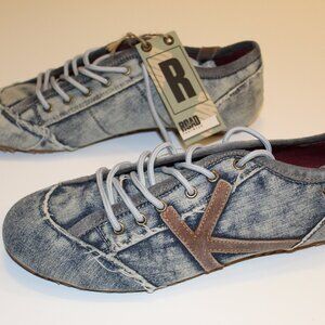 New w/Tags On The Road Brand Denim Casual Dress Shoes. Size EU 42, US 9, UK 8